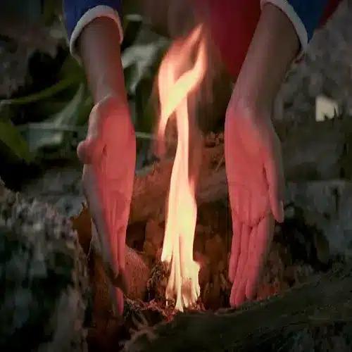 Black Copal Resin Burning