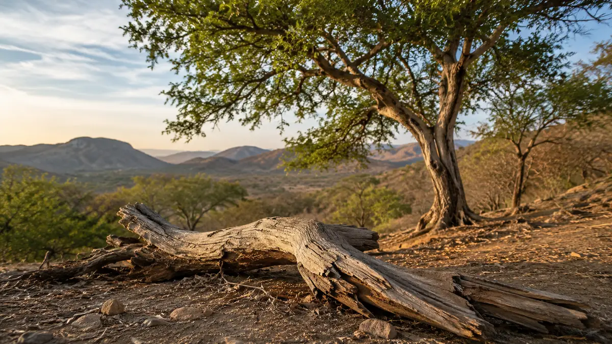 bursera graveolens in natural landscape
