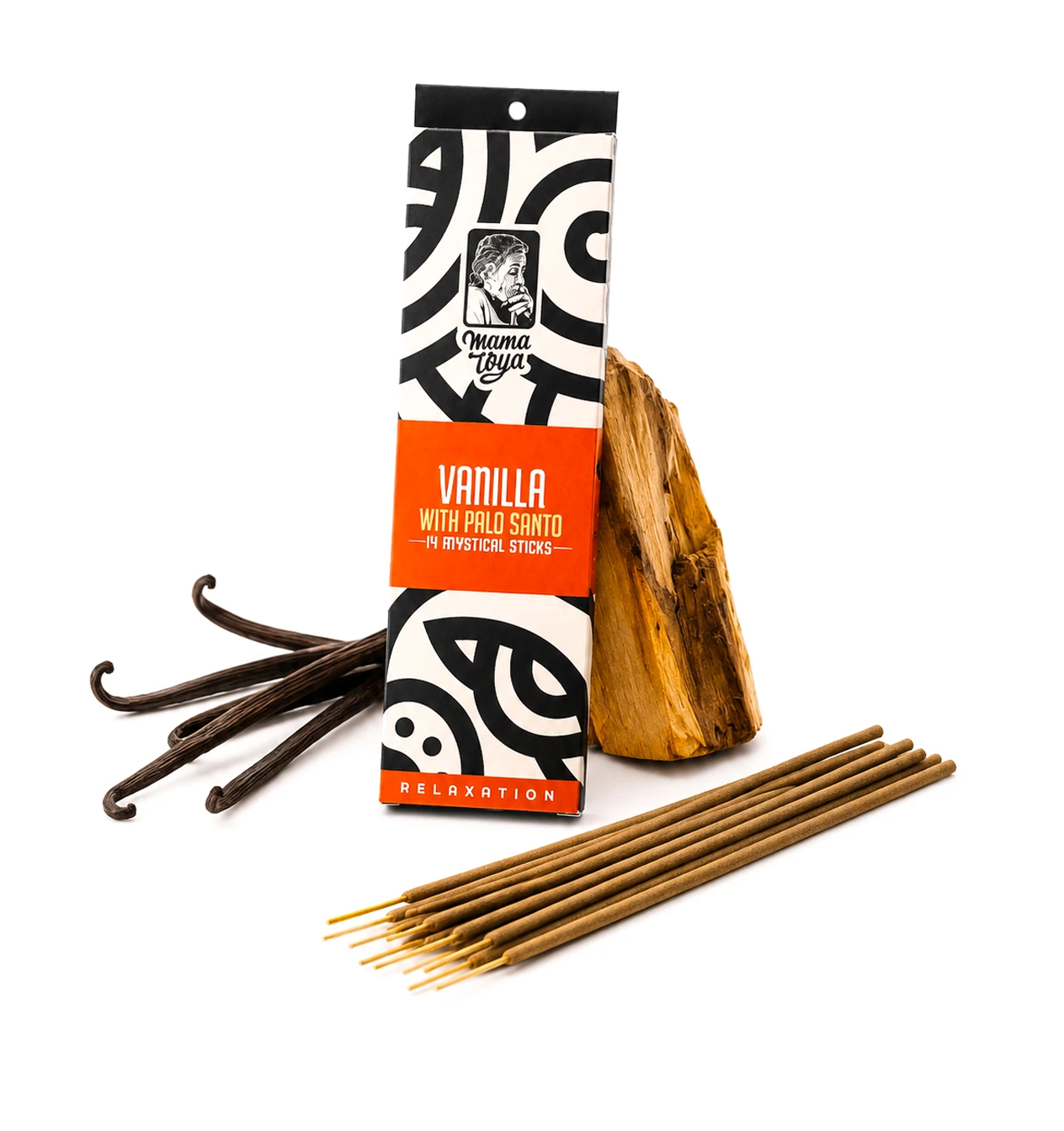 Vanilla with Palo Santo Incense Sticks (14 Pack)